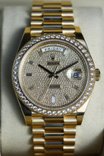Load image into Gallery viewer, Rolex Day-Date 40 pave